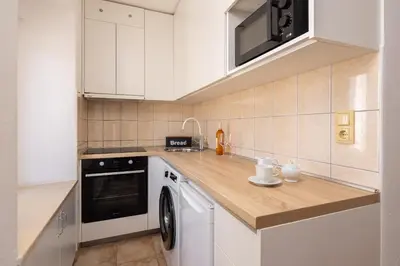 Kuhinja ili čajna kuhinja u objektu Sea view apartment Galatea