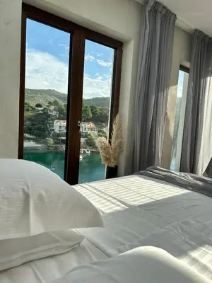 Krevet ili kreveti u jedinici u objektu Apartment Oliven Penthouse