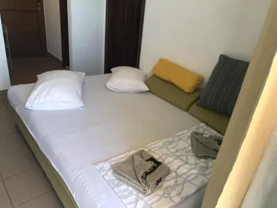 Krevet ili kreveti u jedinici u objektu Apartmani Villa Borzic - One Bedroom Apt with Terarce & Sea View