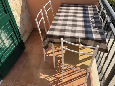 Tlocrt objekta Apartmani Villa Borzic - One Bedroom Apt with Terrace & Sea View