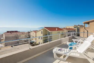 Balkon ili terasa u objektu Knez Penthouse Apartment