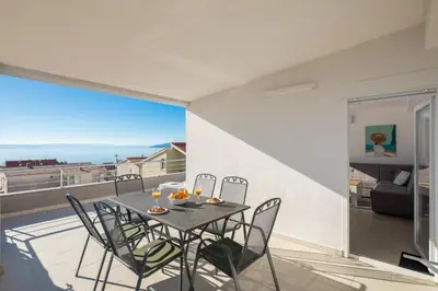 Balkon ili terasa u objektu Knez Penthouse Apartment