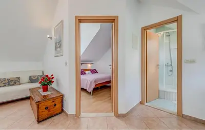 Krevet ili kreveti u jedinici u objektu 1 Bedroom Cozy Apartment In Bol