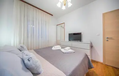 Krevet ili kreveti u jedinici u objektu Awesome Apartment In Omis