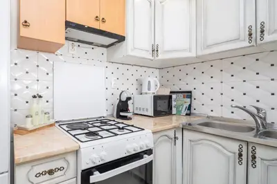 Kuhinja ili čajna kuhinja u objektu Knez Apartments with terrace