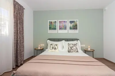 Krevet ili kreveti u jedinici u objektu Apartmani Ljubica