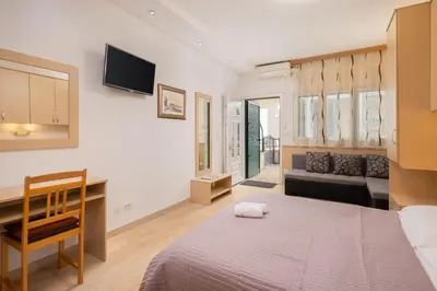 Krevet ili kreveti u jedinici u objektu Sunny Apartments I