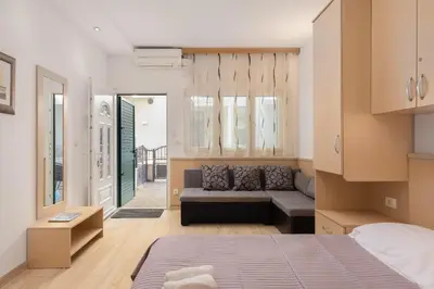 Krevet ili kreveti u jedinici u objektu Sunny Apartments I
