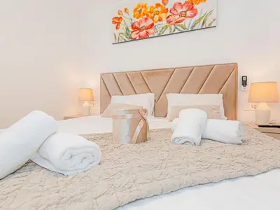 Krevet ili kreveti u jedinici u objektu Holiday Home Ferienvilla 'Villa Betelgeuse by Interhome