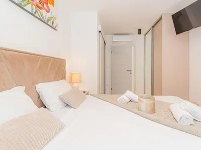 Krevet ili kreveti u jedinici u objektu Holiday Home Ferienvilla 'Villa Betelgeuse by Interhome