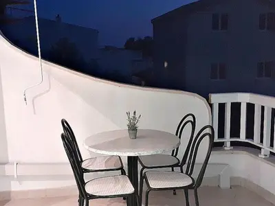 Balkon ili terasa u objektu Apartment Wohnung mit Balkon und Meerblick in Strandnähe by Interhome