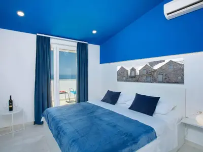 Krevet ili kreveti u jedinici u objektu Holiday Home Ferienvilla Elena mit eigenem Pool by Interhome