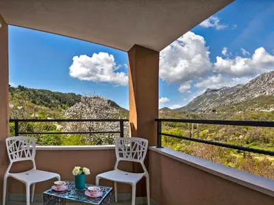 Tlocrt objekta Holiday Home Villa Mosor mit beheiztem Salzwasserpool und Sauna by Interhome