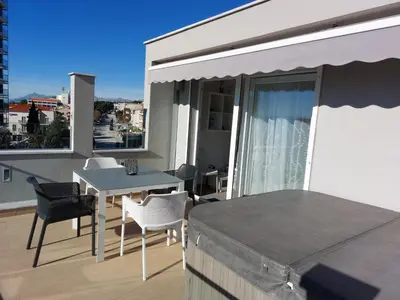 Balkon ili terasa u objektu Apartman Makarska 24