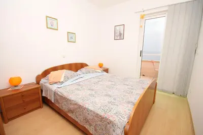 Krevet ili kreveti u jedinici u objektu Apartments and rooms with parking space Ivan Dolac - Hvar - 8734