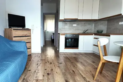 Kuhinja ili čajna kuhinja u objektu Azure Suite Lokva Sea View Apartment Near Beach