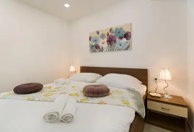 Krevet ili kreveti u jedinici u objektu Apartments Felix