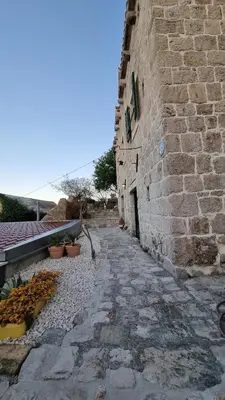 Tlocrt objekta Almondhouse, stonehouse, seaview, big terace,Omis