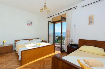 Krevet ili kreveti u jedinici u objektu Apartments Franka