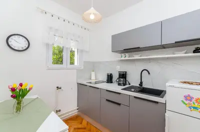 Kuhinja ili čajna kuhinja u objektu Apartments Jakov