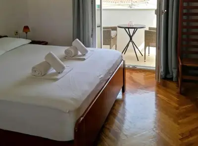 Krevet ili kreveti u jedinici u objektu Apartments Nataša