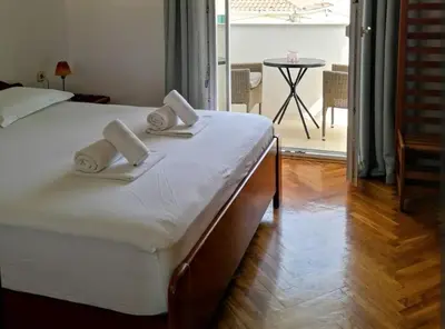 Krevet ili kreveti u jedinici u objektu Apartments Nataša