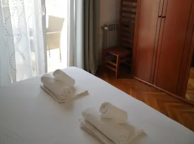Krevet ili kreveti u jedinici u objektu Apartments Nataša