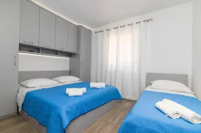 Krevet ili kreveti u jedinici u objektu Apartments Jakov
