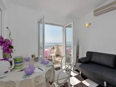 Tlocrt objekta Apartment Vele Loft Ein-Schlafzimmer-Apartment mit Meerblick by Interhome