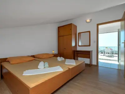 Tlocrt objekta Apartment Vele Duplex-Wohnung mit Terrassen und Meerblick by Interhome