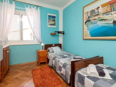 Krevet ili kreveti u jedinici u objektu Holiday Home Mer Vue - Haus am Meer by Interhome