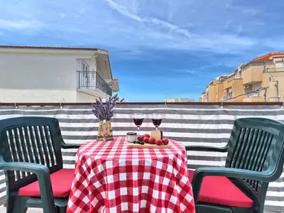 Balkon ili terasa u objektu Apartment Gemütliches Studio mit Balkon by Interhome