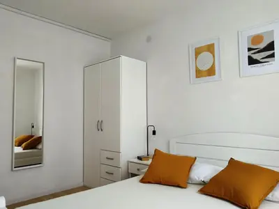 Krevet ili kreveti u jedinici u objektu Apartment Wohnung Ferienwohnungen Villa Vanja by Interhome