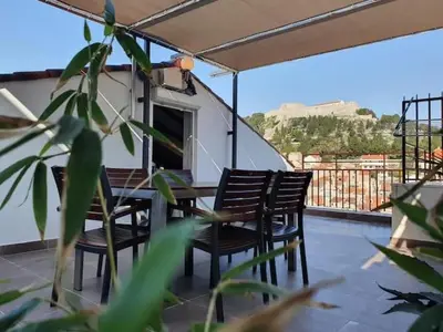 Balkon ili terasa u objektu Apartman Pizzi