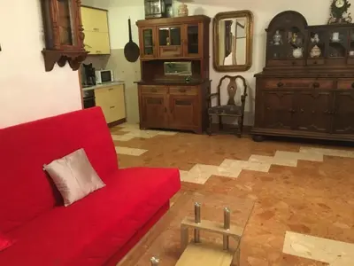 Kuhinja ili čajna kuhinja u objektu Holiday Home 5023 for 8 Pers in Pisak