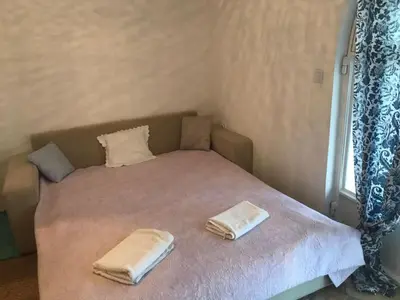 Krevet ili kreveti u jedinici u objektu Apartment 5023 for 4 Pers in Pisak