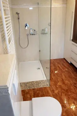 Kupaonica u objektu Villa Palma Maris - Pool, Sea View & Private Gym