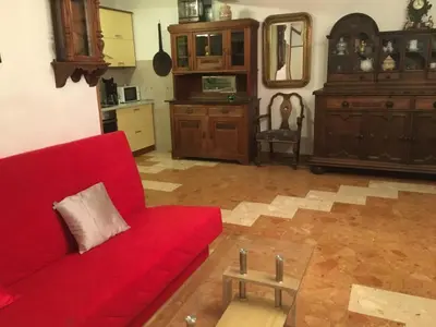 Kuhinja ili čajna kuhinja u objektu Holiday Home 5023 for 12 Pers in Pisak