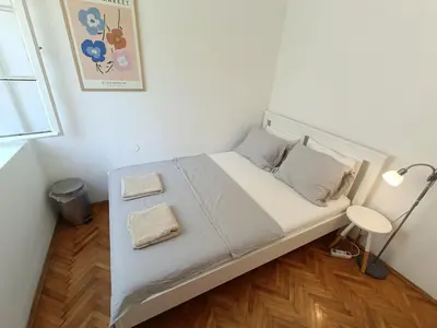Krevet ili kreveti u jedinici u objektu Oleas Stari Grad Hvar - Holiday House with garden and terrace - 2 Min to Sea