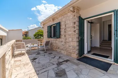 Balkon ili terasa u objektu Luke Family Villa Supetar