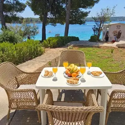 Beach front with Swimming pool