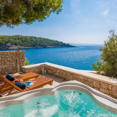 Seafront villa Marella