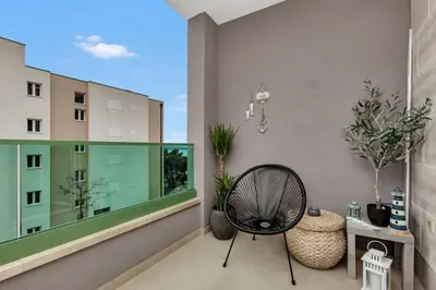 Balkon ili terasa u objektu Pet friendly apartment Silver with free parking