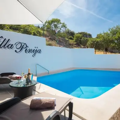 Villa with private pool terrace and garden