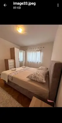 Krevet ili kreveti u jedinici u objektu Sea vew apartment Antonia, Stanici