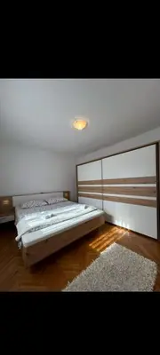 Krevet ili kreveti u jedinici u objektu Sea vew apartment Antonia, Stanici