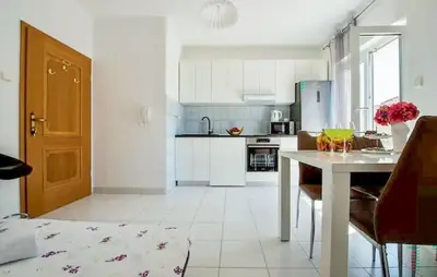 Kuhinja ili čajna kuhinja u objektu 1 Bedroom Gorgeous Apartment In Podstrana