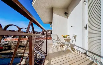 Balkon ili terasa u objektu 1 Bedroom Gorgeous Apartment In Podstrana