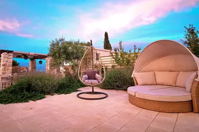 Tlocrt objekta Seaside family friendly house with a swimming pool Sutivan, Brac - 25077