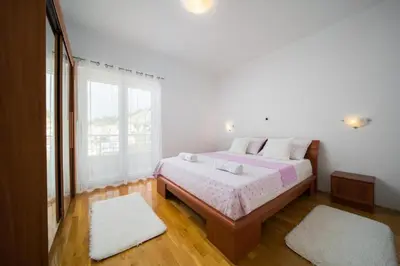 Krevet ili kreveti u jedinici u objektu Apartments with WiFi Podstrana, Split - 25097